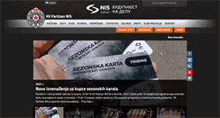 Desktop Screenshot of kkpartizan.rs